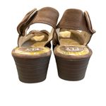 Fly London Yates Taupe Nubuck Wedge Sandal, Sz 39 Photo 11