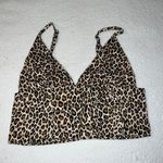 ZARA Animal Print Crop Top Photo 2