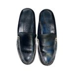 Cole Haan Vintage Cole Hann Black Leather Slip On Penny Loafer Mules Photo 4