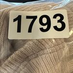 Revolve‎ Enza Costa Nude Sweater Knit Off Shoulder Midi Dress Size Medium Tan Photo 6