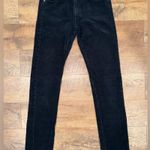 AG Adriano Goldschmied The Premier Skinny Straight Dark Gray Corduroy Jeans Photo 1