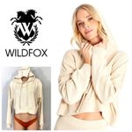 Wildfox New.  wheat cropped hoodie. Small. Retails$148 Photo 14