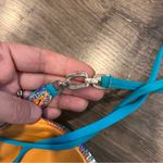 Trina Turk Blue and Orange Designed Bikini Top Photo 7