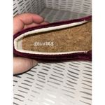 Soludos Anthropologie  Velvet‎ Burgundy Maroon Llama Sneaker Women’s 8 Photo 9