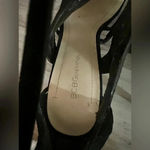 BCBG BCBGMAXAZRIA Women's Cut Out Black Suede Heels, Size 7.5, BCBGeneration Photo 5