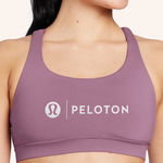 Lululemon Peloton Collaboration NWT Energy Sports Bra Cyber Violet Size 6 Photo 0