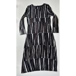 Habitat Liv by Clothes Dress Womens Size Small Midi Geometric Lagenlook Career Photo 2