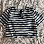 Stylus structured striped crop top Multiple Photo 1