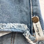 One Teaspoon  Rollers Low Waist long rise extreme curved raw hem‎ Denim Short 28 Photo 6