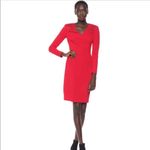 Calvin Klein Gorgeous long sleeve embellished red dress 🌹🌹🌹 Photo 1