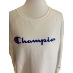 Champion  Power-Blend Fleece Boyfriend Sweatshirt White Size 1X Photo 5