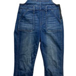 Madewell Denim Overalls Women Size M Straight Leg Medium Wash Cotton Blend Photo 0