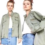Rails  Sahara Sage Crop Military Style Jacket Size Small Photo 1