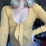 LA Hearts Yellow Sweater Photo 0