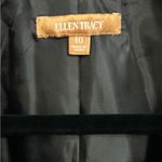 Ellen Tracy  Womens Black Ribbon Notch Single Closure Blazer Pockets‎ Business 10 Photo 3