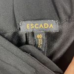 Womens Escada Black Dress Pants/Slacks Side Stripe Trouser Sz 40 (8) Photo 1
