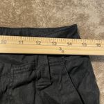 Maeve  Anthropologie Pants Womens 12 Wide Leg Black Flare High Rise Metallic Photo 5