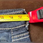 Almost Famous Vintage Denim Dark Blue Embellished Studded Ripped Mini Skirt Sz 7 Photo 11