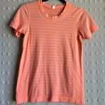 Lululemon Women’s Breeze By Short Sleeve Sz 4 Coral Pink Photo 0