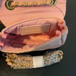 Badgley Mischka Mini Vegan Leather Crossbody Bag Charm in Blush Pink - NWT Photo 2