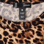 AQUA Leopard Print T-Shirt M Mobwife Baby Tee Photo 2