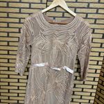 JS Collections  Pale Pink /Blush Beaded Maxi Dress Size‎ 8 Photo 3