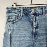 Anthropologie Pilcro Medium Wash Distressed High Rise Straight Leg Jeans 29 Photo 2
