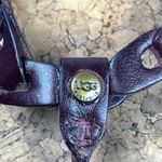 UGG  Australia Cork Brown Leather Thong Sandals Shearling Footbed Women US 8 Photo 6