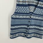 American Vintage Vintage Y2K Blue Sweater Vest Cardigan Size Medium Boho Fairycore Grannycore Photo 1