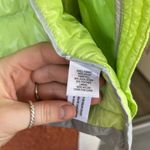 Exertek  Duck Down Puffer Vest Full Zip Outdoor  Active Women's Small Green/Grey Photo 4