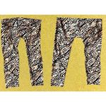 Victorias Secret Pink Sport Leggings Large Logo Leopard Print Cheetah Print Yoga Tan Size undefined Photo 4