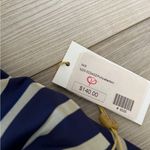 NWT $140 Helen Jon Designer Chloe Made in USA Halter Tankini Swim Top XL Blue Size XS Photo 3