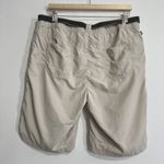 REI Coop Shorts Womens 16 Beige 100% Nylon SPF 50+ Zip Pockets Outdoor Hiking Tan Size 16W Photo 1