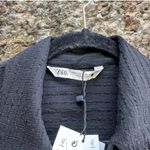 ZARA Black  blouse textured Photo 5