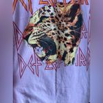 Urban Outfitters Def Leppard Band Tee oversized Animal Hysteria Leopard Heavy Metal Tshirt UO Photo 1