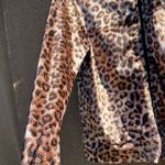 Vintage Mirror Image Jacket Leopard Print Women’s Sz S Quality Jacket Brown Photo 8