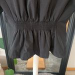 Gracia NEW  Black Puffy Sleeve Shirt Photo 1