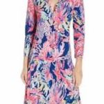 Lilly Pulitzer  Pink and Blue Floral Dress Photo 1