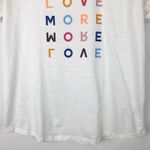 a.n.a. Love More Short Sleeve Women's Casual Top Size L White Size L Photo 3