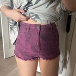 BDG Urban outfitters high rise cheeky shorts purple print y2k Photo 0