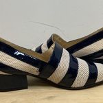 Wood Wood| Unique Patent Leather and Mesh Loafers sz 36 Blue Photo 6