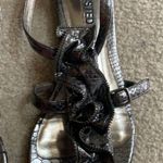 Unlisted Dark silver sandals size 10 Photo 3