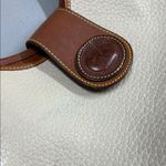 Dooney & Bourke VTG Purse NEEDS WORK Elegant Cream Brown Leather Handbag Photo 2