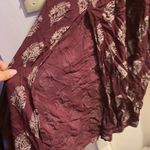 Lua Nova Jumpsuit Size Medium Burgundy Women’s Open Back Sheer Halter Top Purple Photo 6