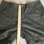 G.h Bass Womens Shorts Sz.12 NWT Army Green mini shorts Front pockets Photo 8