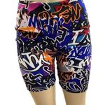 Sweet Graphic Wide Band Biker Shorts New Without Tags Black Size XL Photo 0