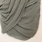EXPRESS Women’s Draped Knee Length Skirt Green Size Small Photo 2