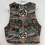 Route 66 Vintage  Hollywood Tapestry Vest see size Photo 0
