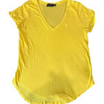 Ralph Lauren Polo  Women's Yellow V-neck Tee‎ Size Medium Photo 0