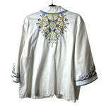 Bob Mackie  wearable art‎ embroidered zip up jacket women’s size XL Photo 1